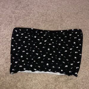 Floral tube top